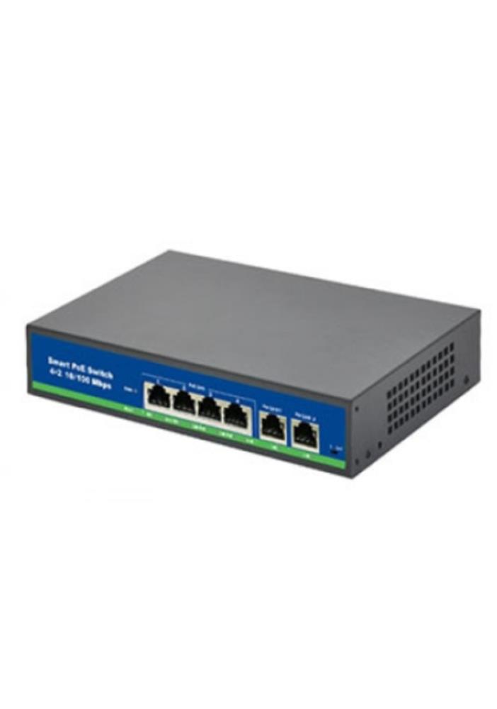 Isee ISS-4010PG 8 Port 10/100Mbps PoE+ 2 Port Gigabit Uplink PoE Switch