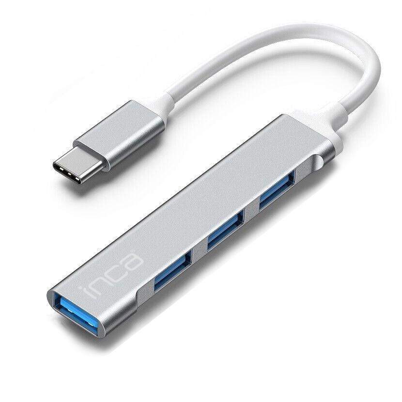Inca IUSB-04T USB Type C to 4 port USB 3.0 USB Çoklayıcı