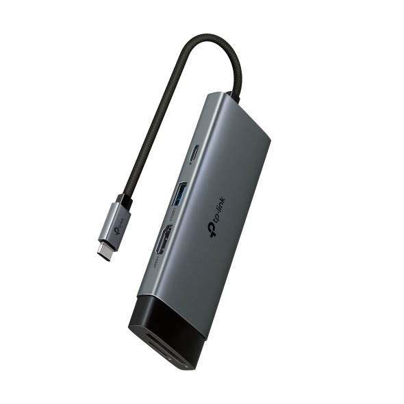 Tp-Link UH7021C Usb Type C to HDMI USB 3.0 PD PS 7 Portlu Dock Station