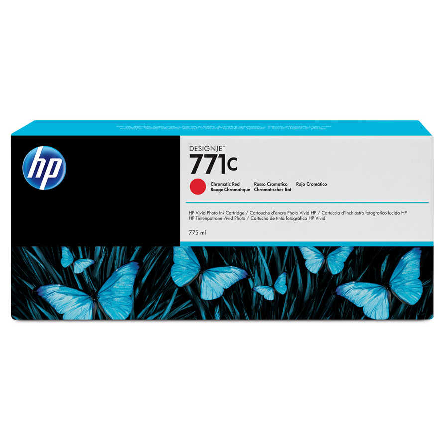 Hp B6Y08A 771C 775Ml Geniş Format Kromatik Kırmızı Orijinal Inkjet Kartuş