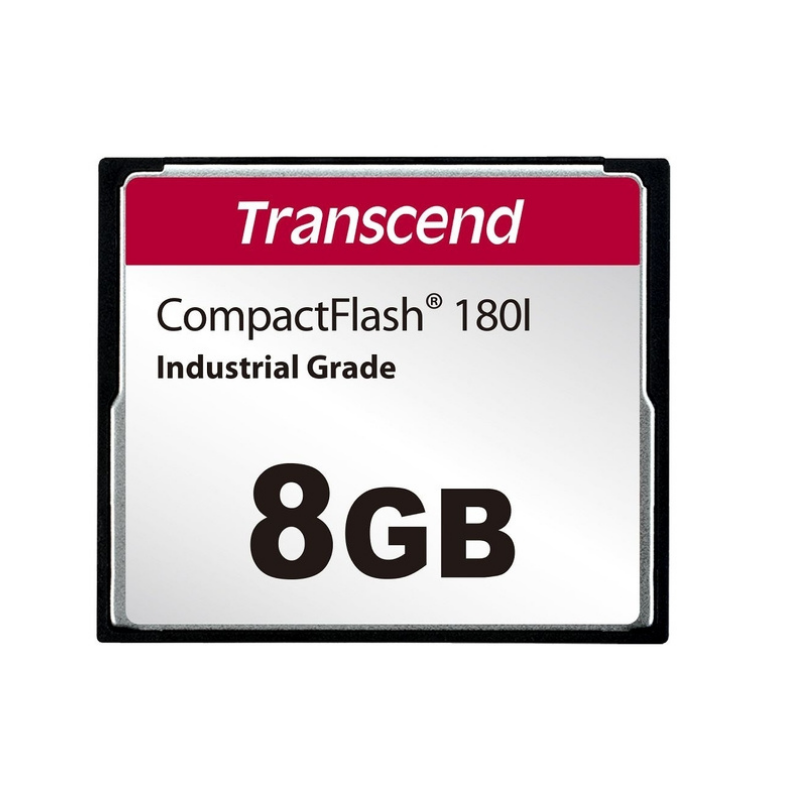 Transcend TS8GCF180I 8 GB CF180I Industrial CompactFlash Hafıza Kartı