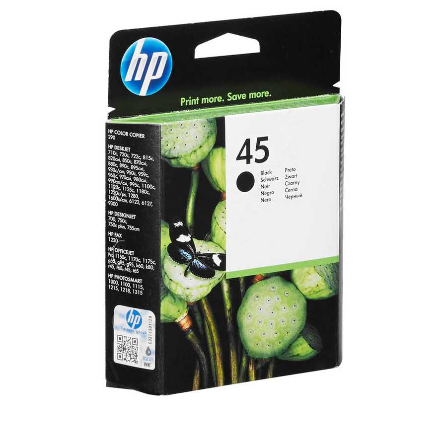 Hp 51645AE 45 930 Sayfalık Yüksek Kapasiteli Siyah Orijinal Inkjet Kartuş