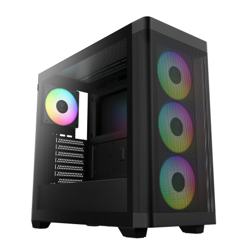 Gamdias ATHENA M3 1600W 4x12cm ARGB Fanlı Siyah Mid Tower ATX Oyuncu Kasası