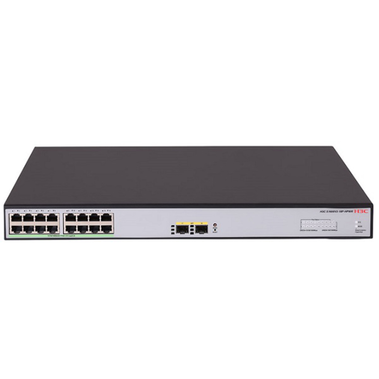H3c S1600V2-18P-HPWR 16 Port Gigabit PoE 2 Port SFP 240W L2 Web Tönetilebilir PoE Switch