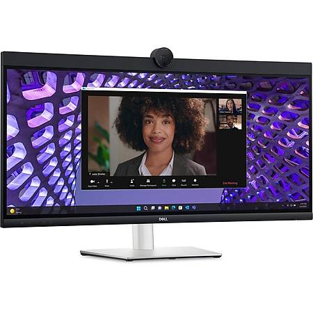 Dell P3424WEB 34 inch 3440x1440 8ms 60Hz HDMI DP 3900R IPS Video Konferans Monitörü