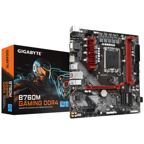 Gigabyte B760M GAMING DDR4 Sc-1700 B760 DDR4 5333Mhz 2xM2 2.5Gbe mATX INTEL Anakart