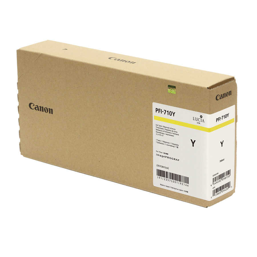 Canon 2357C001 PFI-710 Y 700ml Sarı Orjinal Inkjet Kartuş