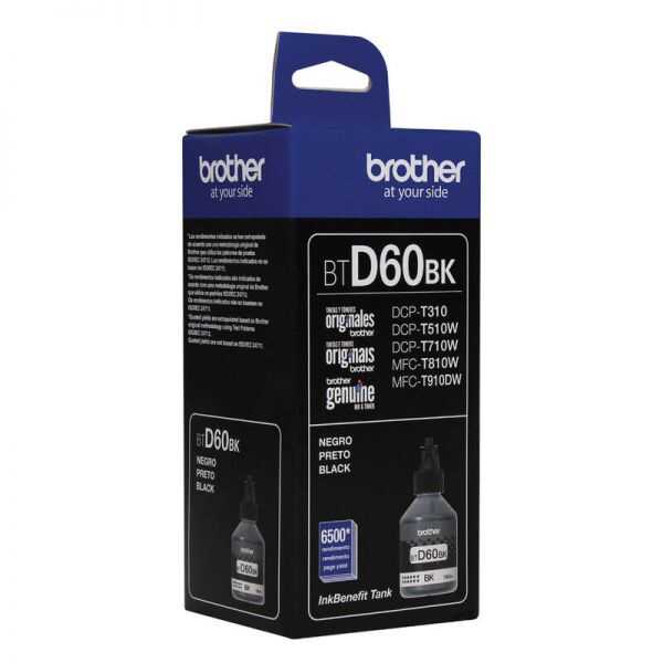 Brother BTD60BK 6.500 Sayfalık Siyah Orijinal Mürekkep