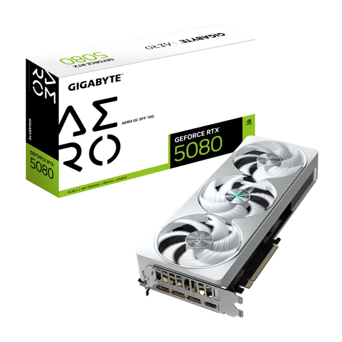 Gigabyte GV-N5080AERO-OC-16GD 16 GB GDDR7 GeForce RTX 5080 Aero OC 256Bit NVIDIA Ekran kartı