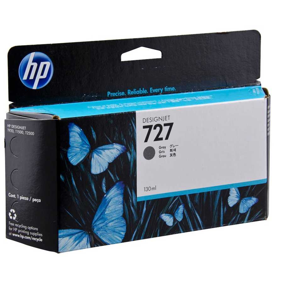 Hp B3P24A 727 130Ml Geniş Format Gri Orijinal Inkjet Kartuş