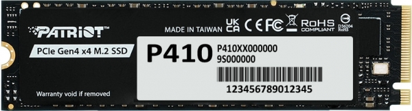 Patriot P410P2TBM28H P410 2 TB 5000-4500Mb/s PCIe NVMe GEn4 22x80 SSD Harddisk
