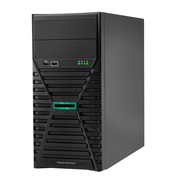 Hp P71385-425 ML30 Gen11 Xeon E 2414 2.6GHz 32GB 2x1TB HDD 4U Tower Sunucu