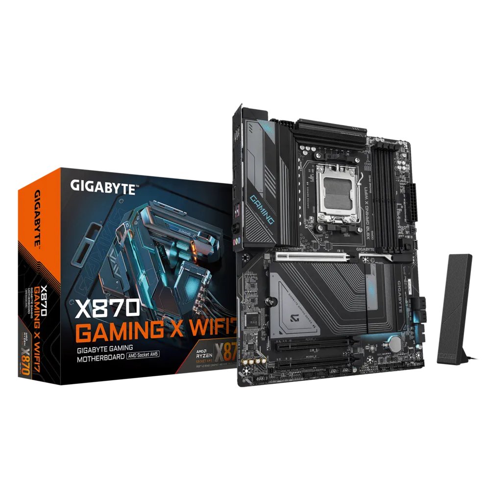 Gigabyte X870 GAMING X WIFI7 Sc-Am5 X870 DDR5 8200Mhz 3xM2 Wifi7 2.5Gbit ATX AMD Anakart