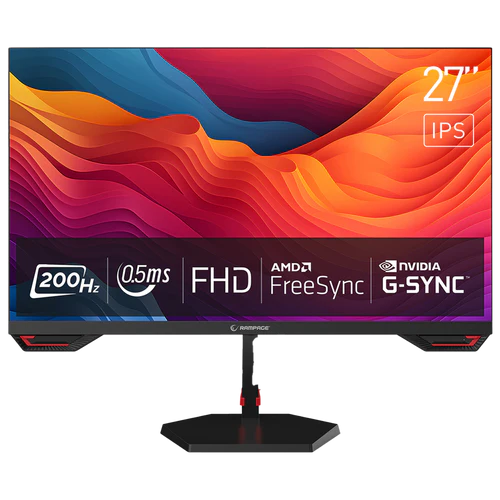 Rampage Crimson CR27R200 27 inch 1920x1080 0.5ms 200Hz HDMI DP IPS Monitör