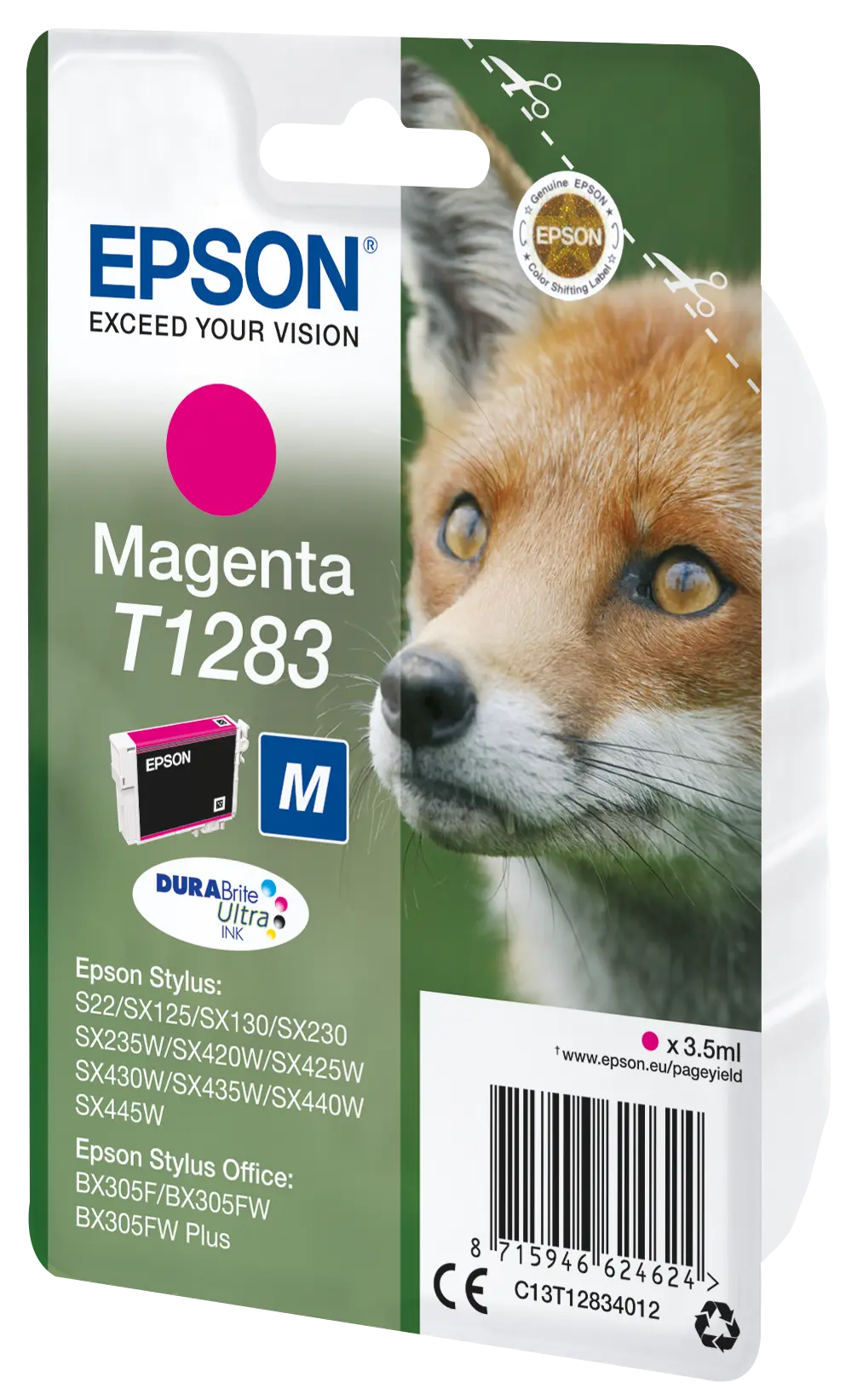 Epson C13T12834022 T1283-C13T T1283 1.300 Sayfalık Kırmızı Orijinal Inkjet Kartuş