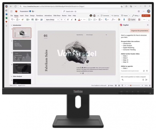 Lenovo 64C9MAR6TK E22-40 21.5 inch 1920x1080 6ms 100Hz Multimedia VGA HDMI DP Siyah Monitör