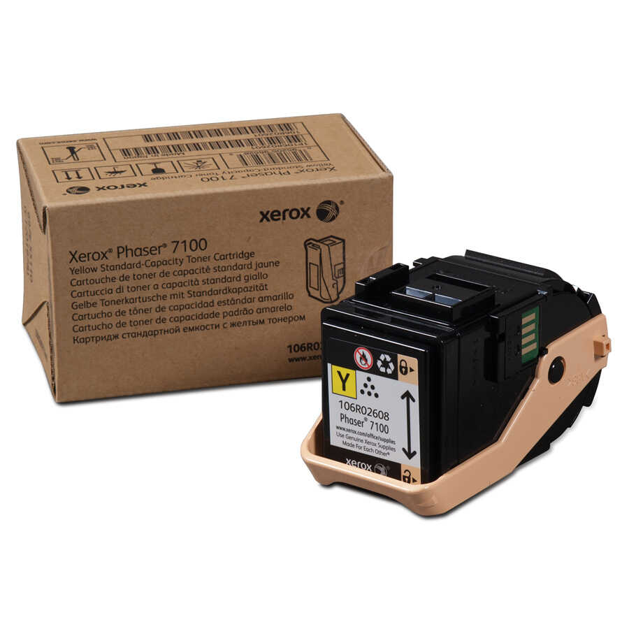 Xerox 106R02608 Phaser 7100 4.500 Sayfalık Sarı Orijinal Laser Toner