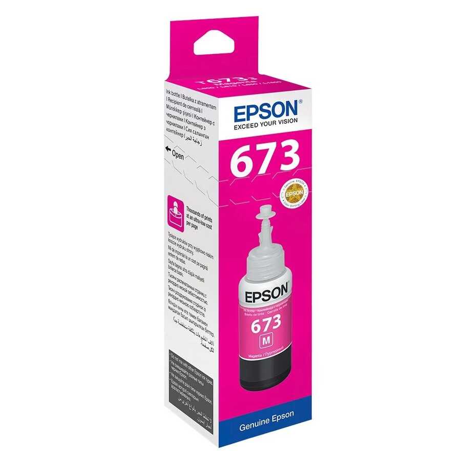 Epson C13T67334A 673 M 70ml Kırmızı Orijinal Mürekkep