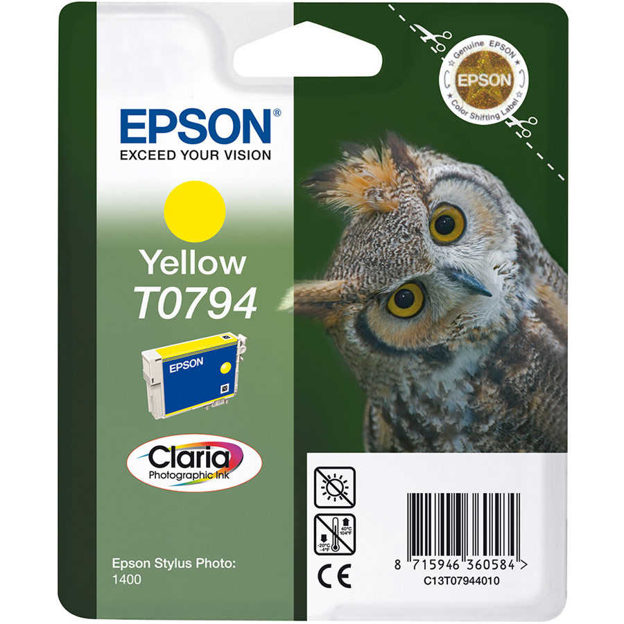 Epson C13T07944020 1400-P50 T0743 1300 Sayfalık Sarı Orijinal Inkjet Kartuş