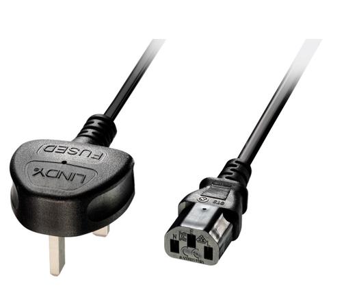 Lindy LIN-30433 2 Mt İngiliz IEC to C13 Power Güç Kablosu
