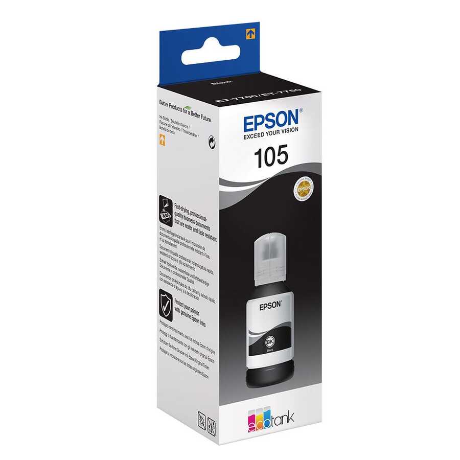 Epson C13T00Q140 105 140Ml 8.000 Sayfalık Siyah Orijinal Mürekkep