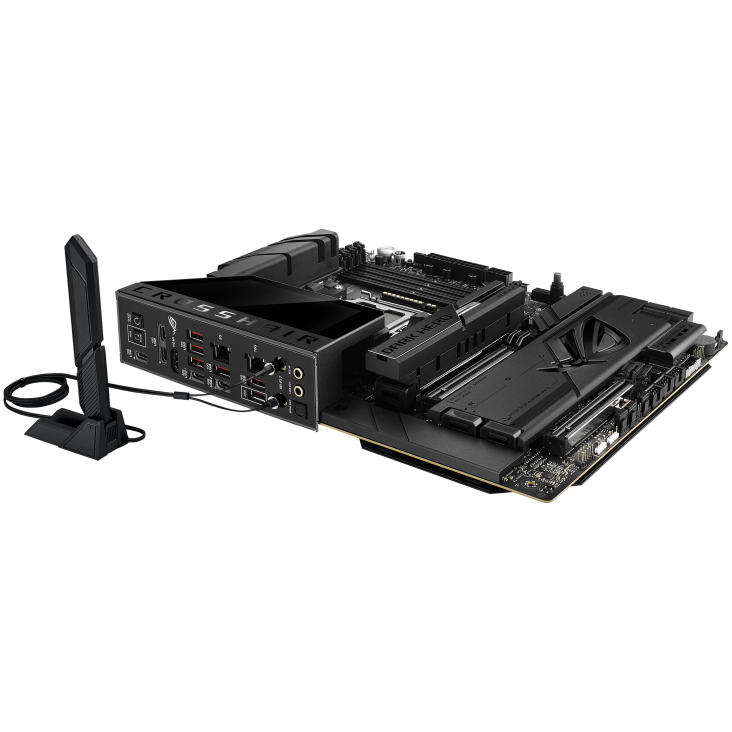Asus ROG CROSSHAIR X870E DARK HERO Sc-AM5 DDR5 9600 5xM2 Wifi7 5Gbit ATX AMD Anakart