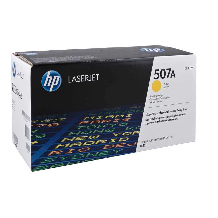 Hp CE402A 507A 6.000 Sayfalık Sarı Orjinal Laser Toner