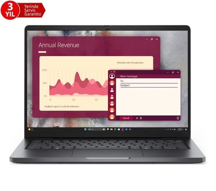 Dell BTO010-PC14250-EMEA Pro 14 CI5 120U 1.4GHz 16GB 512GB SSD 14 Win11 Pro Notebook Bilgisayar
