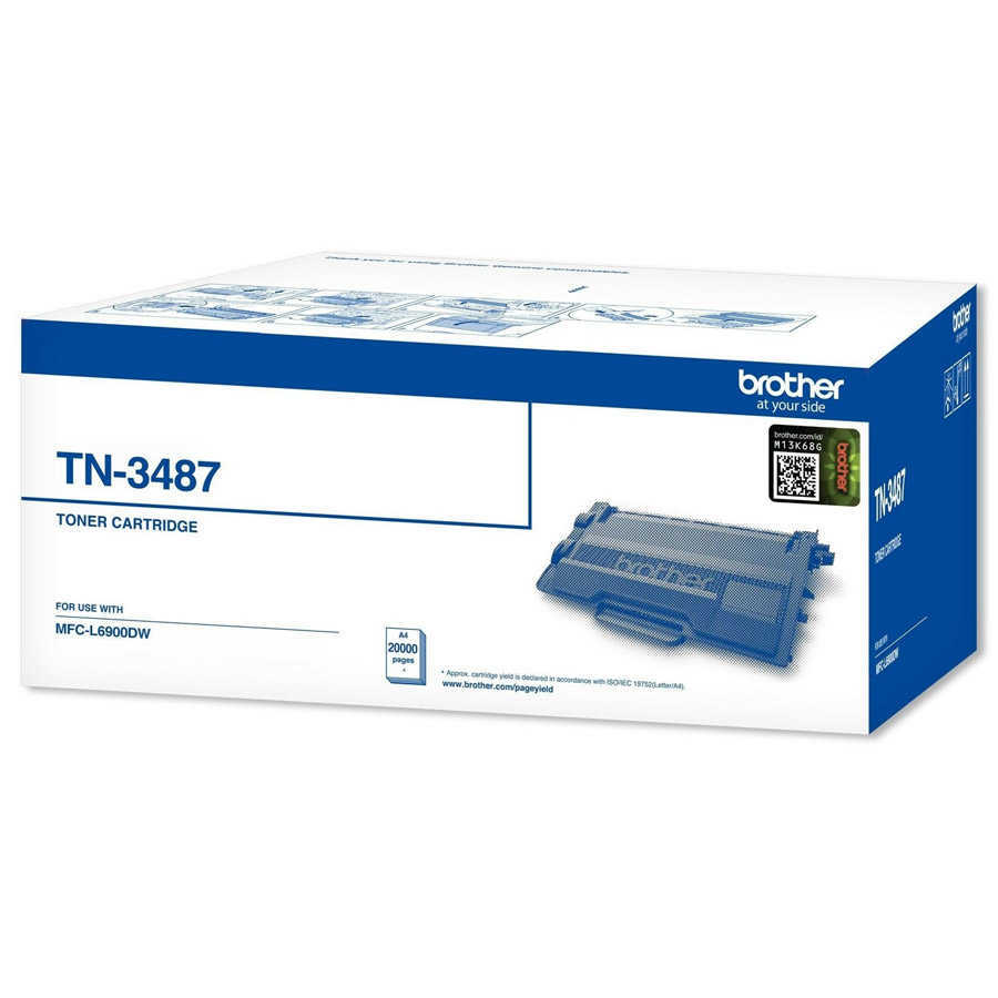 Brother TN-3487 20.000 Sayfalık Siyah Orijinal Lazer Toner