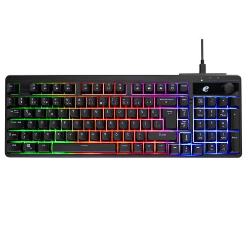 Acer EAK860 USB Q TR 100 Tuşlu  RGB Backlight Mekanik Siyah Kablolu Oyuncu Klavyesi
