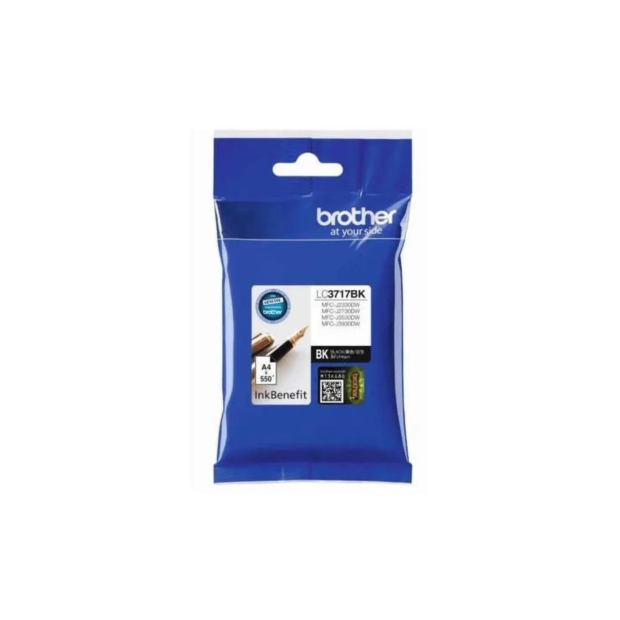 Brother LC3717BK 550 Sayfalık Siyah Orijinal Kartuş