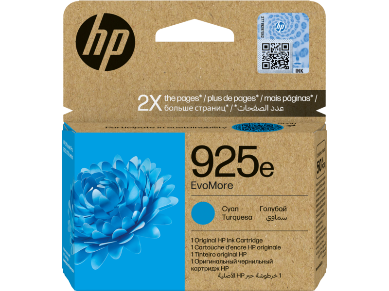 Hp 4K0W0PE 925E 800 Sayfalık Mavi Orijinal Inkjet Kartuş
