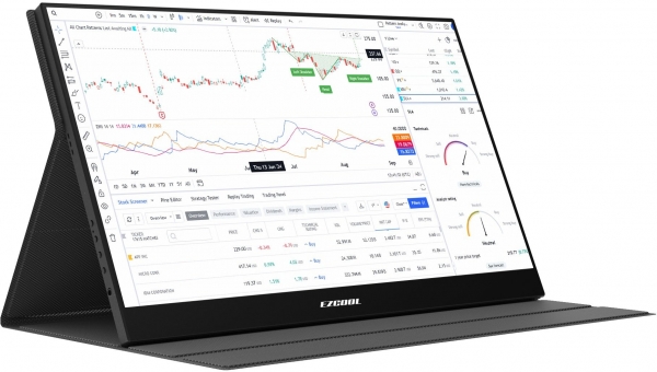 Ezcool LITE-E15T 15.6 inch 1920x1080 4ms HDMI USB Type C Dokunmatik Monitör