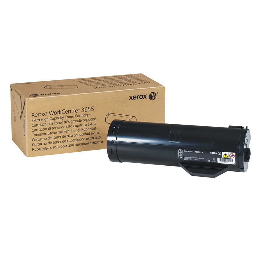 Xerox 106R02741 WorkCentre 3655 25.900 Sayfalık Yüksek Kapasiteli Siyah Orijinal Laser Toner