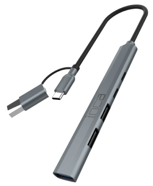 Inca IUTP-06T USB Type C USB 3.0 to 2 Port USB 3.0 2 Port TypeC USB Çoklayıcı