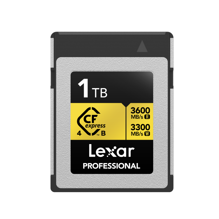 Lexar LCXEXP4001T-RNENG 1 TB 3600-3300Mb/s Type-B Professional Gold CF Express Kart