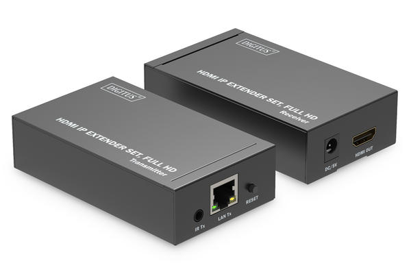 Digitus DS-55517 120 Mt HDMı to RJ45 Full HD 1080p Full HD HDMI Extender Set