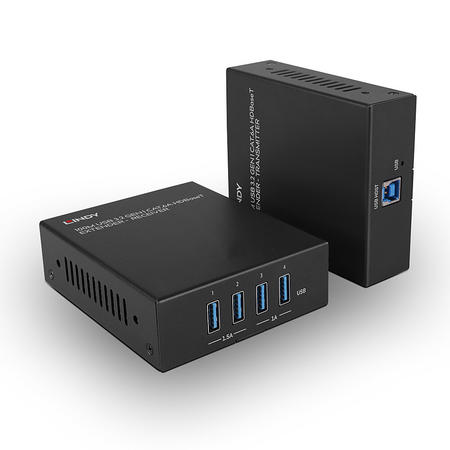 Lindy LIN-43410 100 Mt RJ45 to USB 3.2 GEn1 5bps Usb Sinyal Uzatma Cihazı