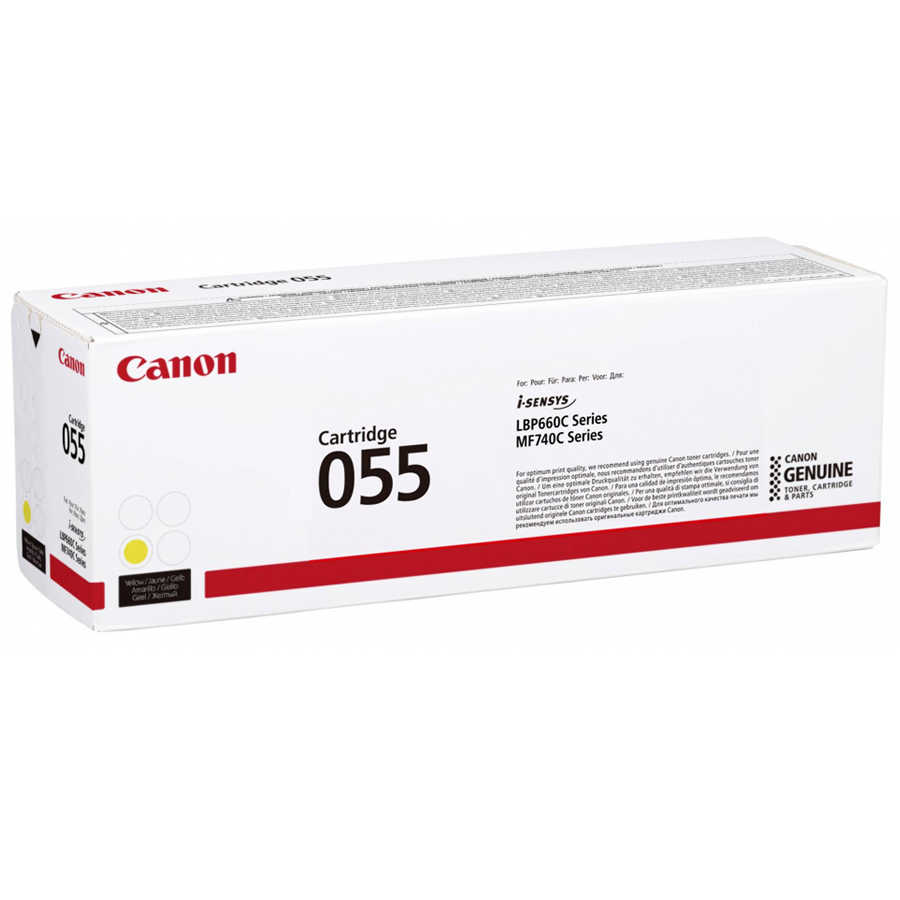 Canon 3013C002 CRG-055Y 2.100 Sayfalık Sarı Orijinal Lazer Toner