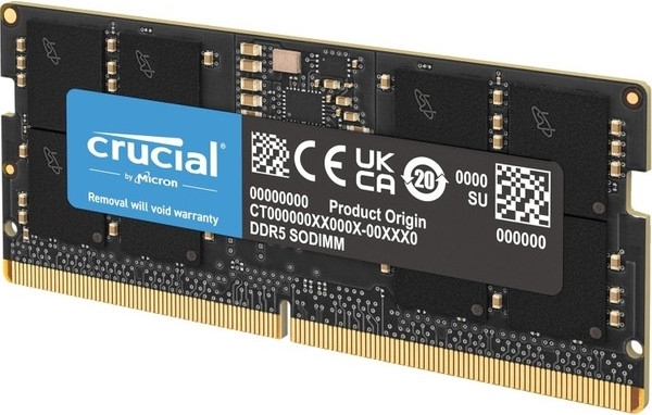 Crucial NTB 32GB 6400MHz DDR5 CSODIMM CT32G64C52CS5