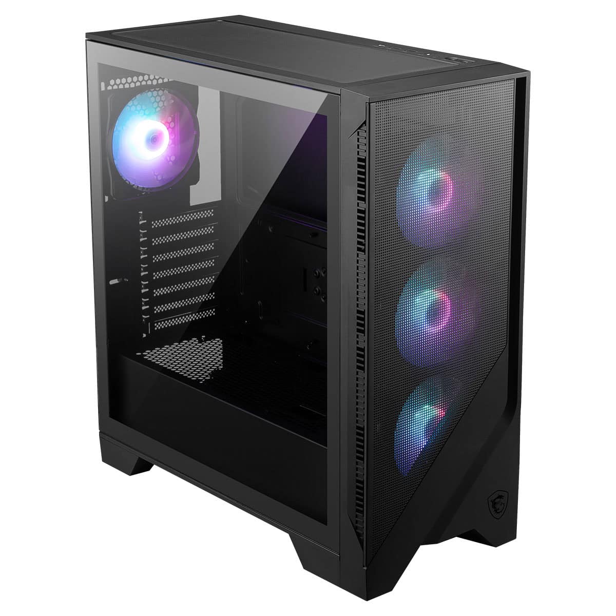 Msi MAG FORGE 321R AIRFLOW PSU YOK 4x12cm ARGB Fanlı Siyah ATX Oyuncu Kasası