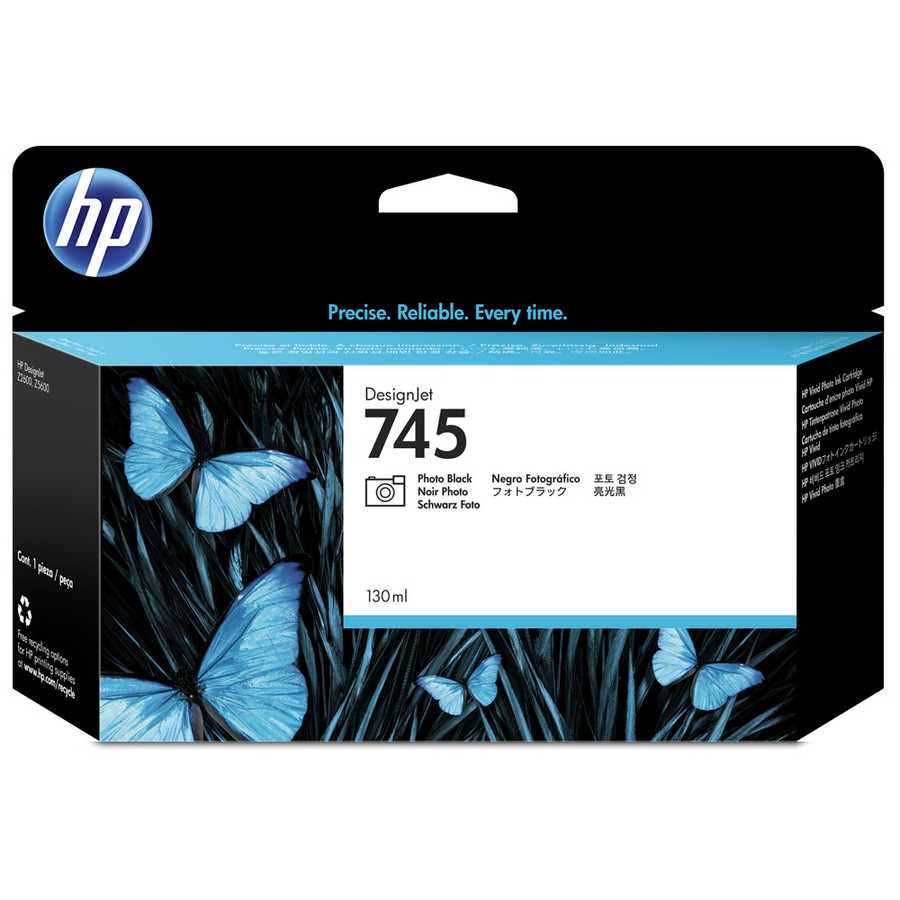 Hp F9J98A 745 130Ml Siyah Orijinal Inkjet Kartuş