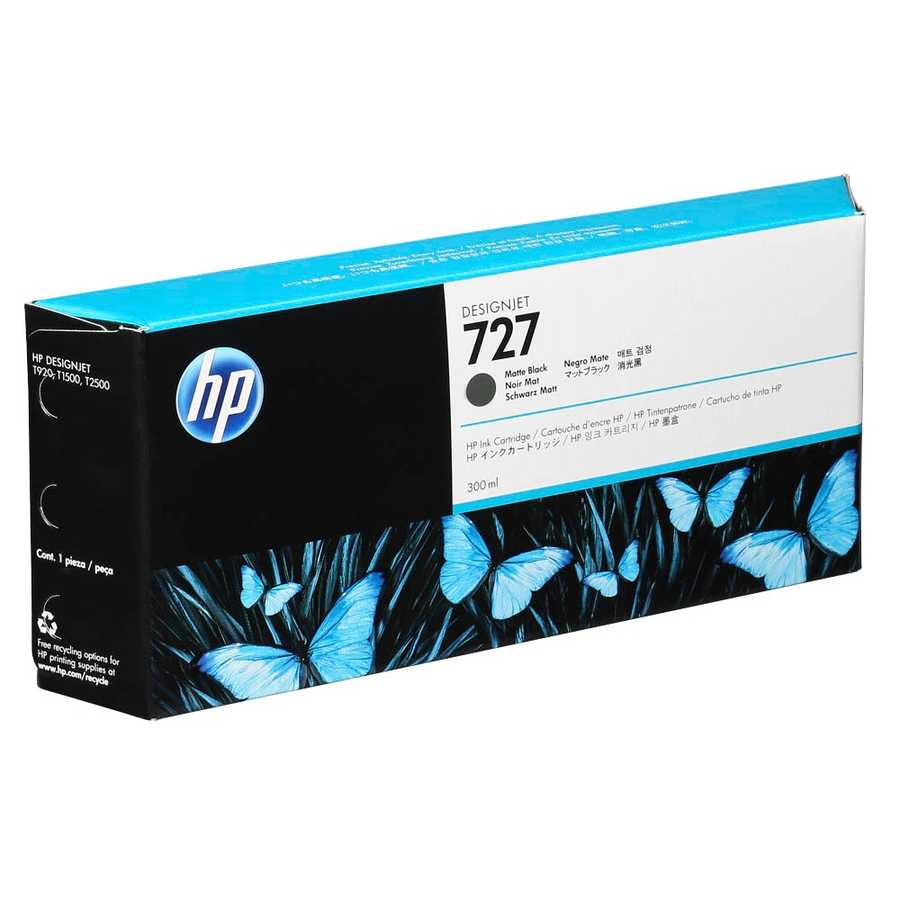 Hp C1Q12A 727 300 Ml Geniş Format Mat Siyah Orijinal Inkjet Kartuş