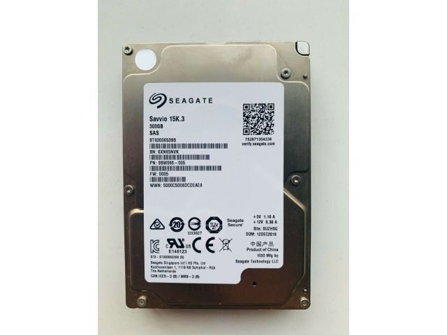 Seagate ST9300653SS 300 GB 15000Rpm 6Gbit 2.5 inch DP SAS Sunucu Harddisk