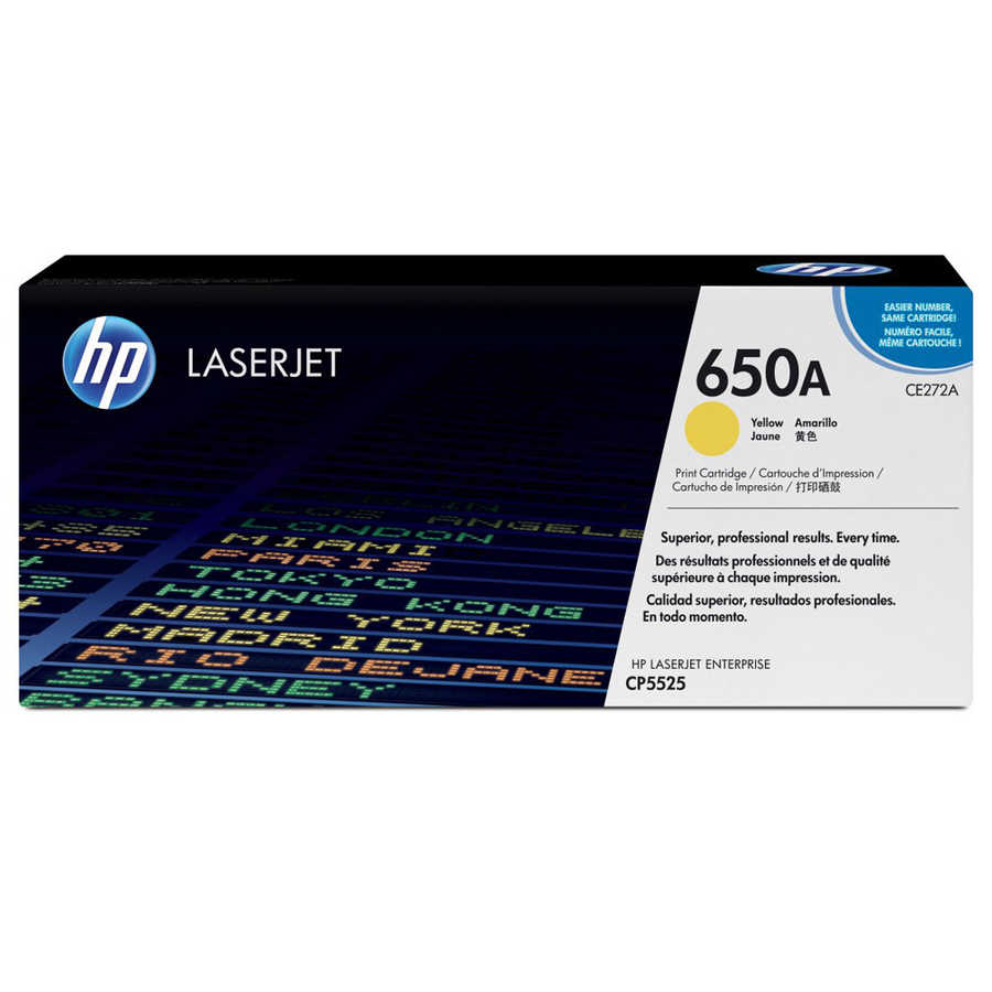 Hp CE272A 650A 15.00 Sayfalık Sarı Orjinal Laser Toner