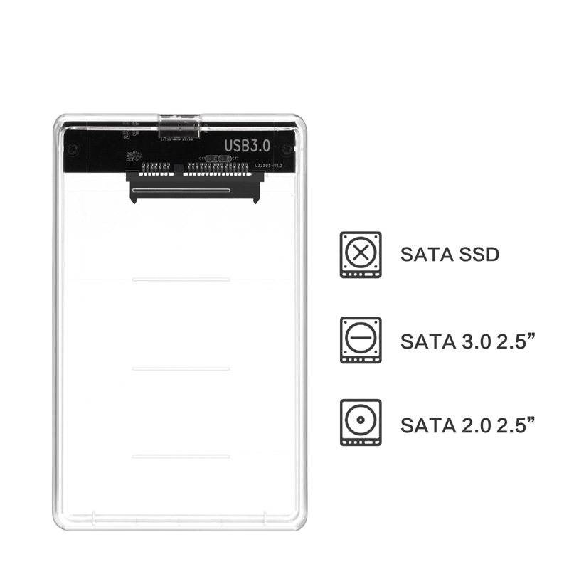 Codegen CDG-HDC-30T Codmax USB 3.0 2.5 inch Şeffaf Disk Kutusu