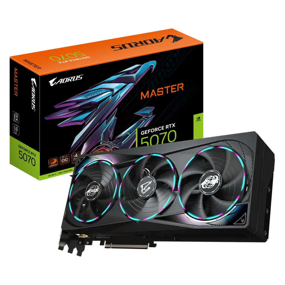 Gigabyte GV-N5070AORUS M-12GD 12GB GDDR7 GEForce RTX 5070 AORUS 192Bit NVIDIA Ekran Kartı