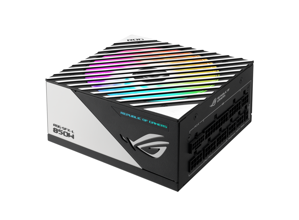 Asus ROG LOKI SFX-L 850W  Platinum 12cm ARGB Fan Modüler Siyah Power Supply
