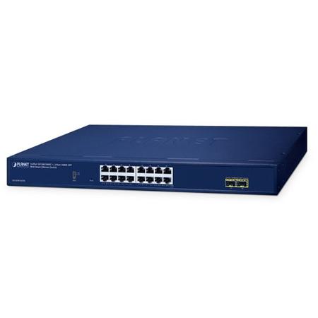 Planet PL-GS-2210-16T2S 16 Port Gigabit 2 Port SFP Web Smart Yönetilebilir Ethernet Switch