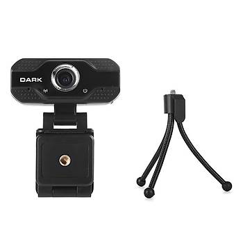 Dark DK-AC-WCAM21 WCAM21 HQ 1080P USB Web Kamera Tripod